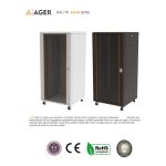 AGER Agena 16U W=600mm D=600mm 19'' Dikili Tip Kabinet