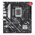 ASUS PRIME H810M-A-CSM LGA1851 DDR5 6400 Çift M2 USB3.2 AURA RGB mATX - Görsel 2