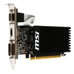 2 GB MSI VGA GT 710 2GD3H LP GT710 DDR3 64B DX12 PCIE 3.0 X16 1XVGA 1XDVI 1XHDMI - Görsel 2