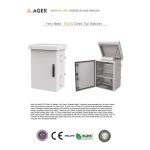 AGER KGYS DİREK TİPİ 600x525x600 ÇİFT CİDARLI OUTDOOR KABİNET+(1+1)FAN+D.MONTAJ