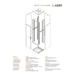 AGER Vega Base 32U W=800mm D=1000mm 19'' Dikili Tip Kabinet - Görsel 2