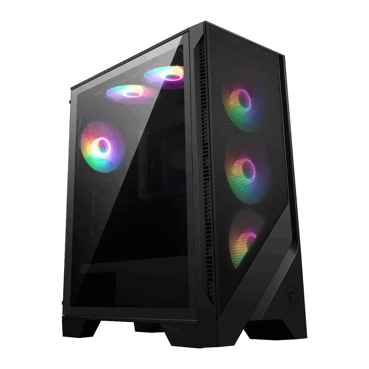 l9wq6wzDZzabdOfTZaI7p6ZwrFTlU8Vzpix9CkFj MSI MAG FORGE 120A AIRFLOW TEMPERLİ CAM 6 X120MM AUTO RGB FAN ATX GAMING KASA - Görsel 1