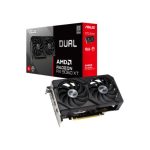 8 GB ASUS DUAL-RX9060XT-8G RX9060XT GDDR6 128bit OC 1xHDMI 2xDP Ekran Kartı