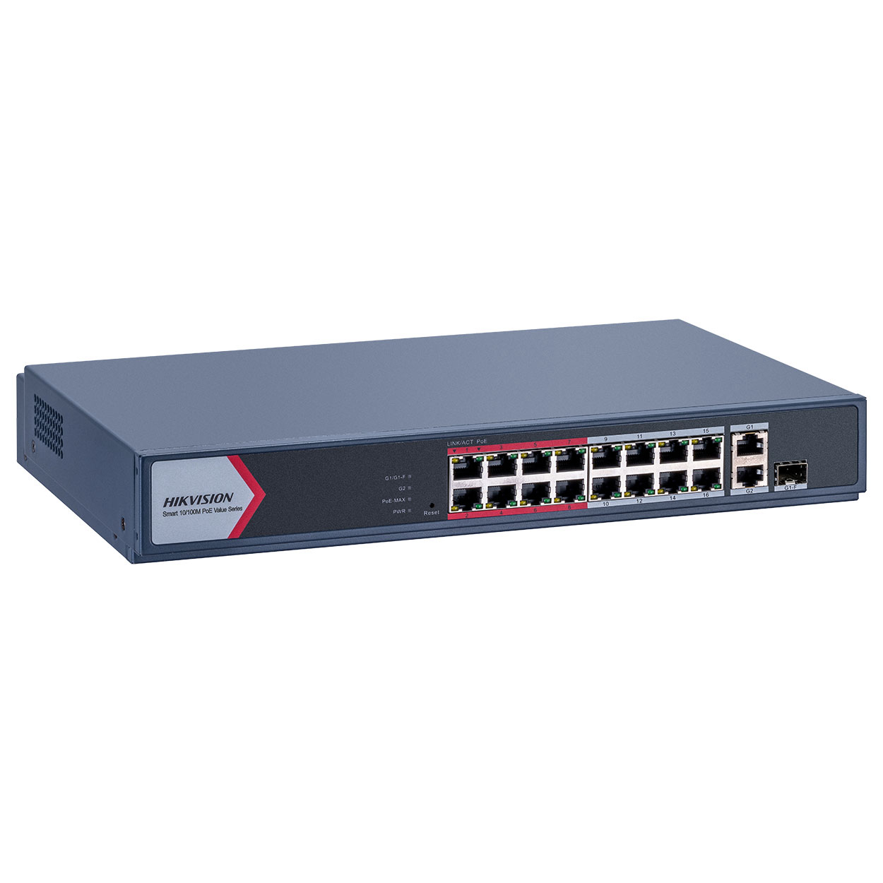 pqiUN5ih0uBsJjjTzFSzmGbGxbCcnyv3cpDauSi7 HIKVISION DS-3E1318P-EI/ 16FE PoE Port 1×GE RJ45 port,1×GE Combo(150W)SFP Switch - Görsel 1