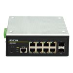 DCN IS2100D-2GF8GT-P 8GE PoE 1xSFP Endüstriyel Switch (Güç Kaynağı Dahil)