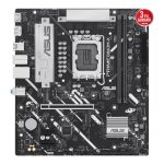 ASUS PRIME B860M-K Intel B860 LGA1851 DDR5 8800 Çift M2 AURA RGB 2.5Gbit LAN mAT - Görsel 2