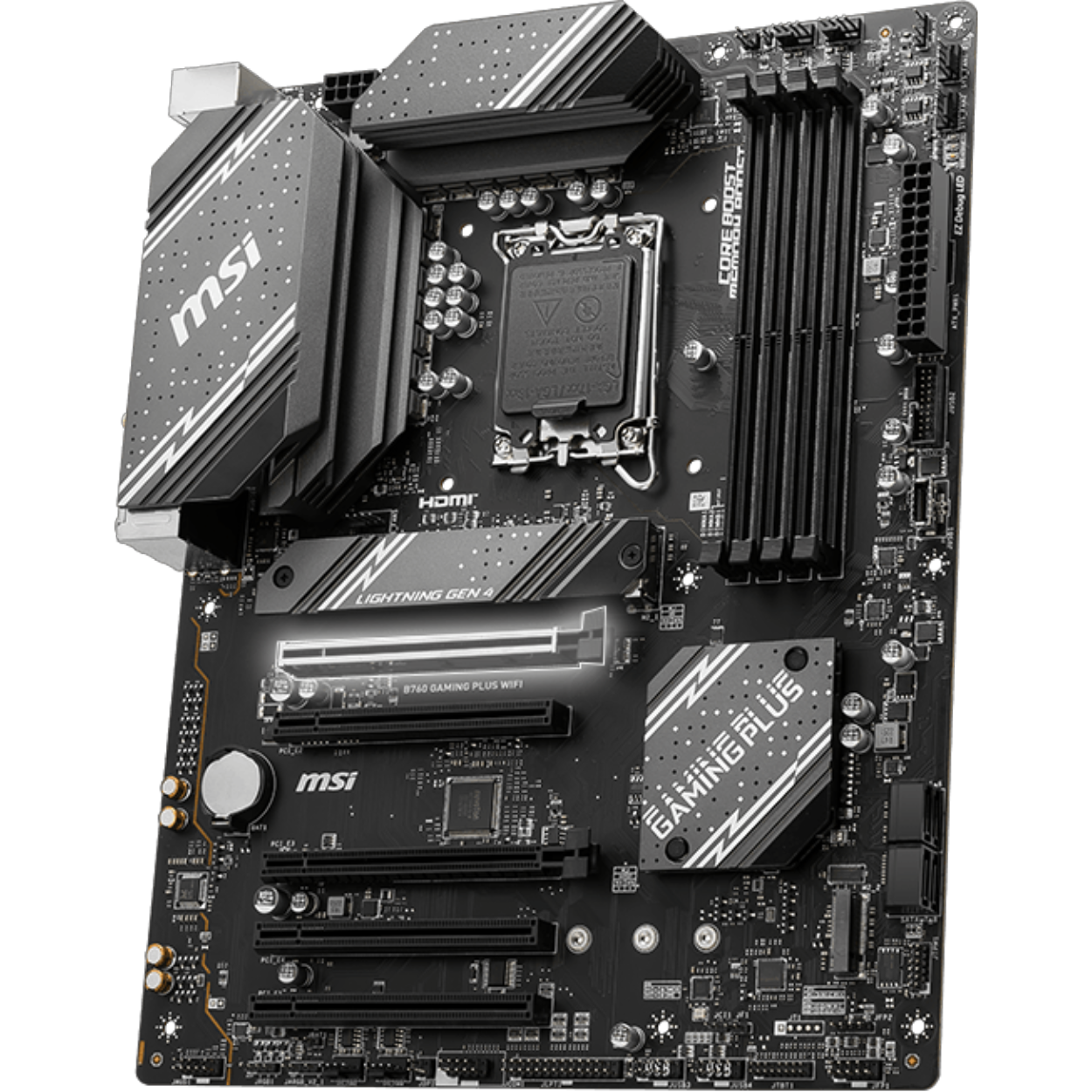 vagEIdMumzIxrNUxXjFHHJf8PhTl790QxgpiIyL8 MSI B760M GAMING PLUS WIFI SOKET 1700 DDR5 6800(OC) PCI-E M.2 USB3.2 HDMIDP 1X 2 - Görsel 1