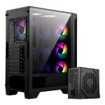 MSI MAG FORGE 120A B65 Temperli Cam 6 x120mm Auto RGB Fan 650W Bronz ATX Gaming - Görsel 5