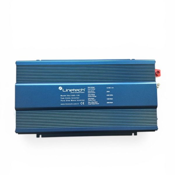 Linetech Tam Sinüs İnvertör 12V 1500W Pure Sine Wave Inverter (150S-12E)