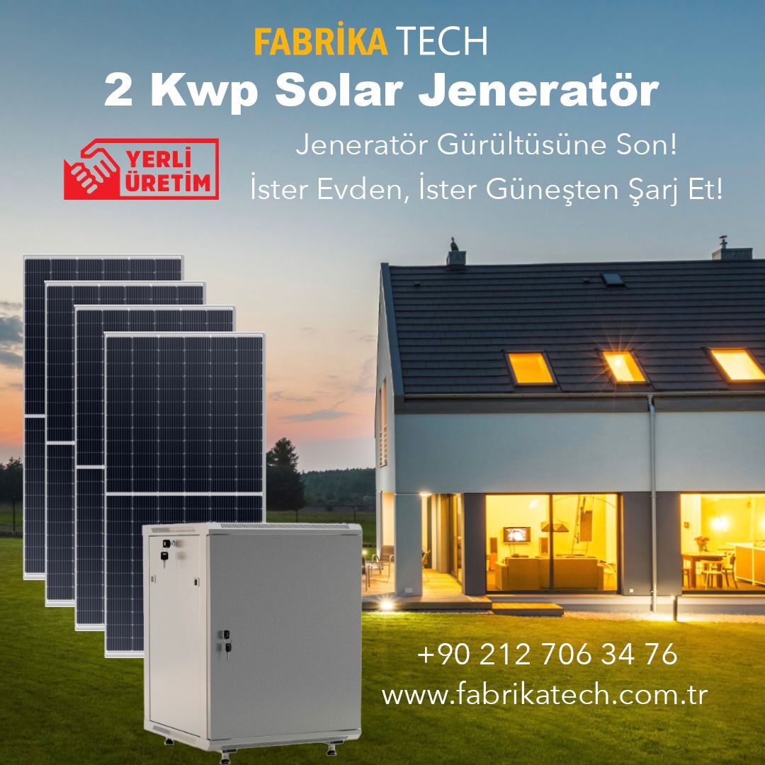 2-Kwp-Solar-Jenerator.jpeg F-6000 2 Kwp Solar Jeneratör Toplam (5 kw Kapasite) - Görsel 1