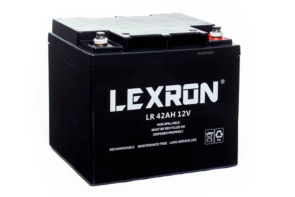 42AH-12V-JEL-AKU.jpg 42Ah-12V Jel Akü (Lexron) - Görsel 1