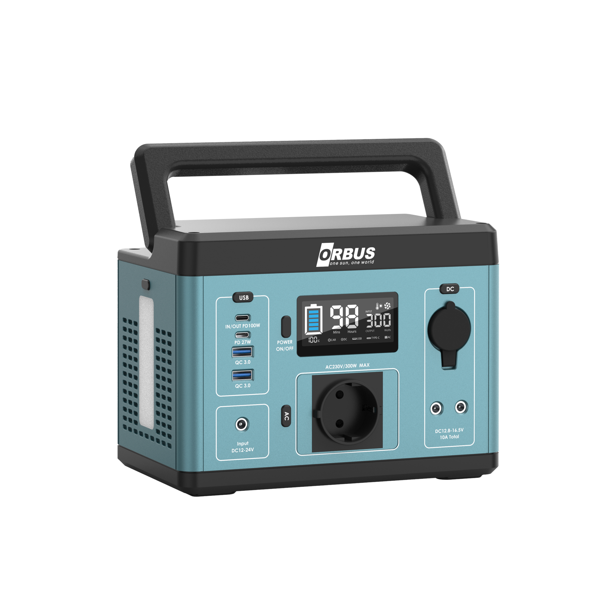 Orbus-300W-Tasinabilir-Guc-Kaynagi-Power-Station.png Orbus 300W Taşınabilir Güç Kaynağı Power Station - Görsel 1