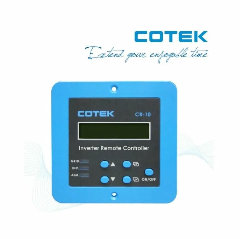 cr-10.jpg Cotek SK Serileri için uzaktan kumanda ve gösterge CR-6 - Görsel 1