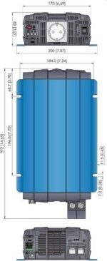 Cotek 24V 1000W Tam Sinüs Inverter - Görsel 4
