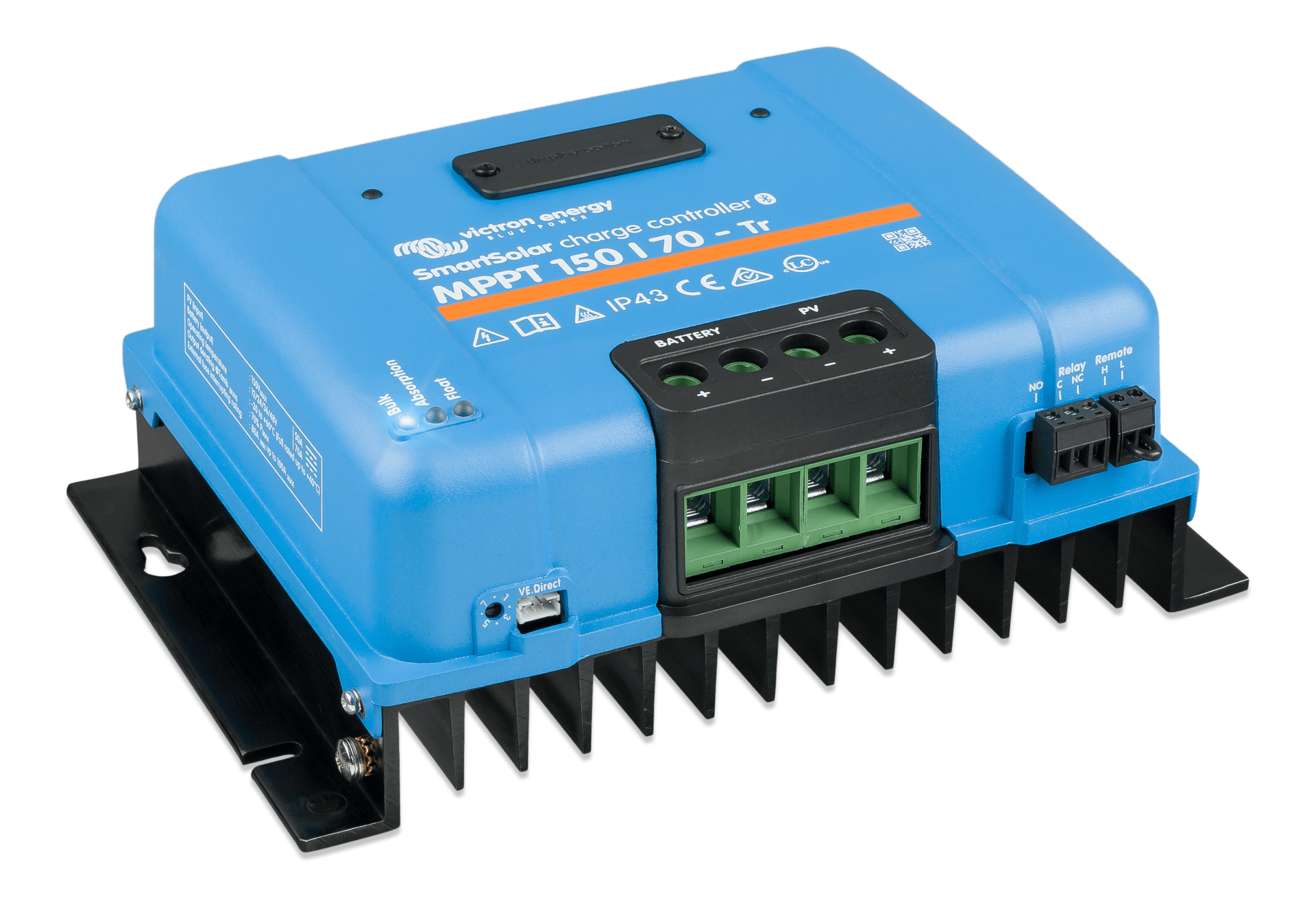 smartsolar-20mppt-20150-70-tr-20-28left-29 Victron 12/24/48V Smart Solar 150/70A MPPT Solar Charger Controller (SCC115070211) - Görsel 1