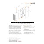 AGER Agena  22U W=600mm D=800mm 19''  Dikili Tip Kabinet - Görsel 3