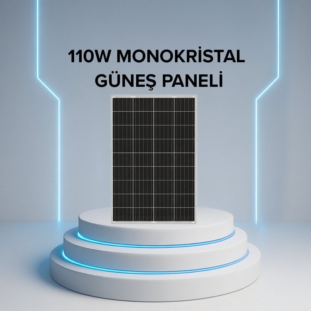 110W Monokristal Ecosol Güneş Paneli 110W Monokristal Ecosol Güneş Paneli