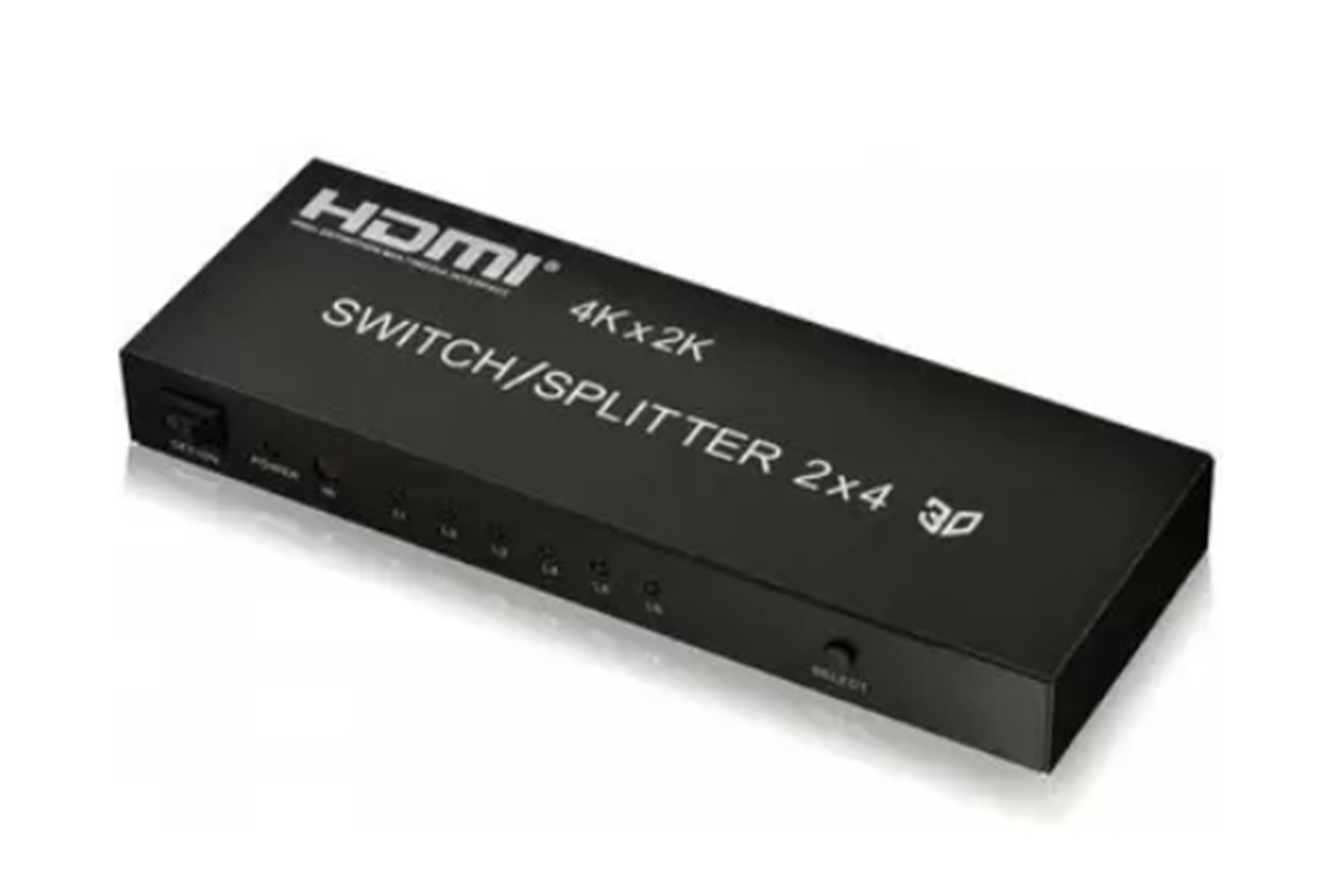 1500x1000_thumb_inox-240 Inox-240 Splitter Hdmı Splitter 2X4 With Audio Output(3.5mm Stereo Or - Görsel 1