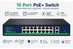 Inox-F1620gbl 16 Port Poe Swıch