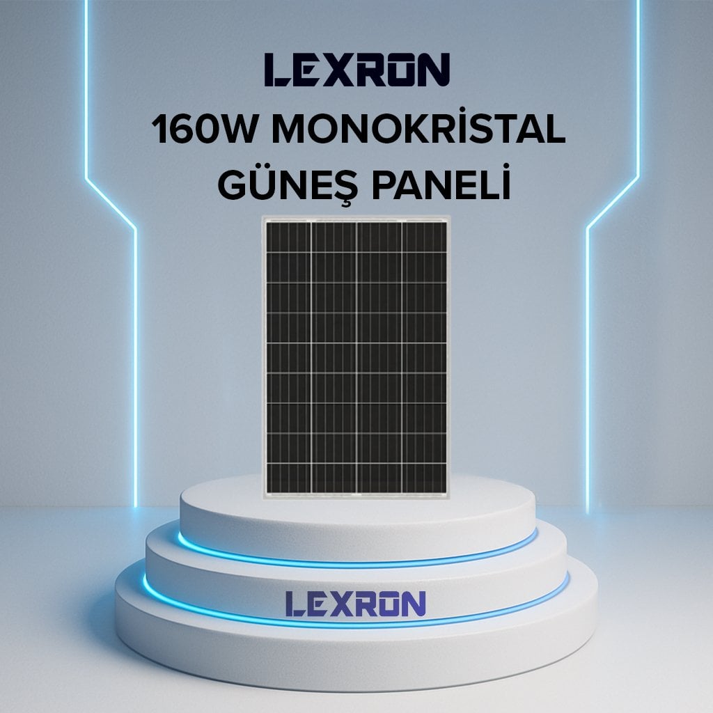 160w-monokristal-gunes-paneli Ecosol 160W Monokristal Güneş Paneli 5Bb A- - Görsel 1