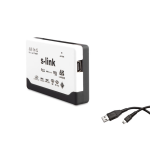 S-LINK SLX-A62 Usb Harici TF+M2 Kart  Okuyucu - Görsel 4