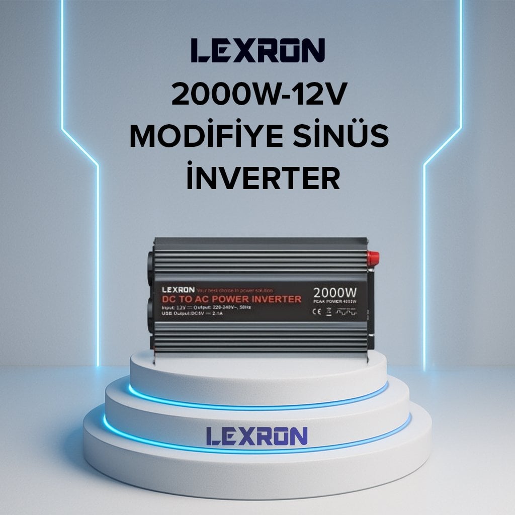 2000W-12v Modifiye Sinüs İnverter 2000W-12v Modifiye Sinüs İnverter