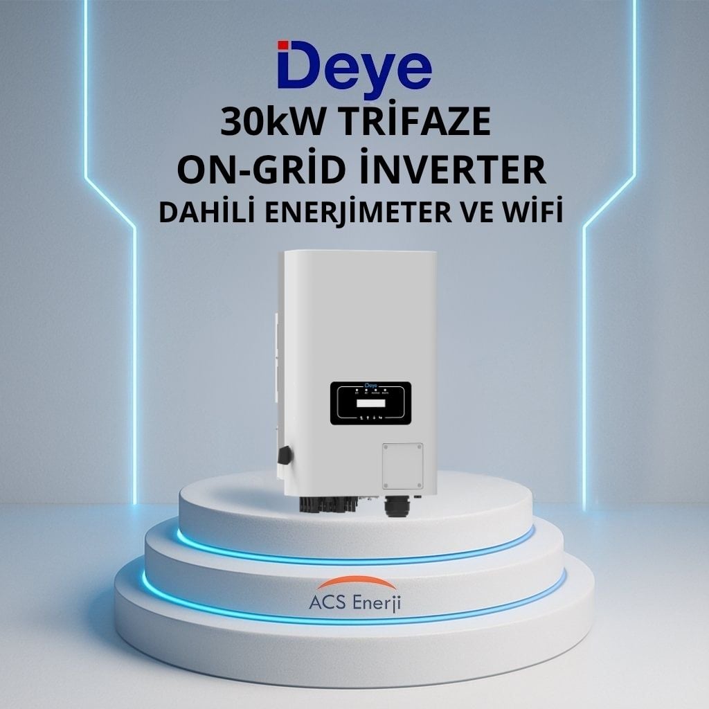 30kw-deye 30Kw On-grid Trifaze İnverter - Görsel 1