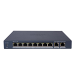 HIKVISION DS-3E1510P-EI/M | 8xGE | 60W | 2xGE UPLİNK PoE Switch - Görsel 2