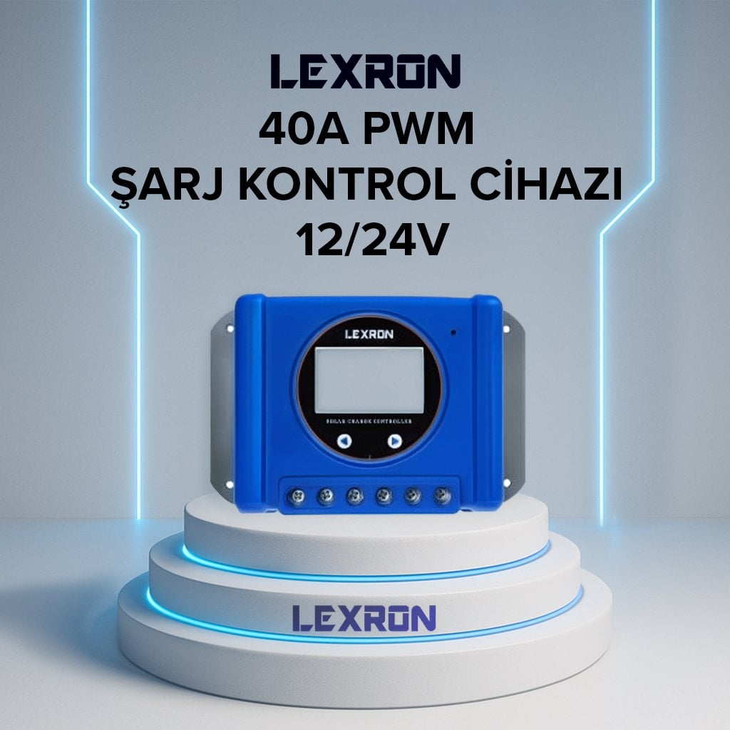 40a-pwm-sarj-kontrol-cihazi-12-24v 40A Pwm Şarj Kontrol Cihazı - Görsel 1