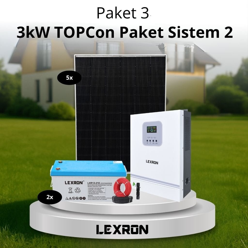 5 3Kw Jel Akülü Solar Paket Sistem 2 (Paket 3) - Görsel 1
