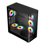 FRISBY VANTA-G 750W 80+ BRONZE ARGB 6X FAN GAMING KASA (FC-9570G) - Görsel 2