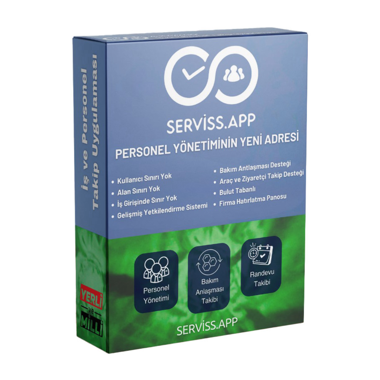6zdnFLTsIMqNStih26QrDtC63pRFnDbANi8P2zbR SERVİSSAPP İŞ VE PERSONEL TAKİP UYGULAMASI 2500 KONTÖR - Görsel 1