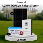 4.2Kw Jel Akülü Solar Paket Sistem 1 (Paket 4)
