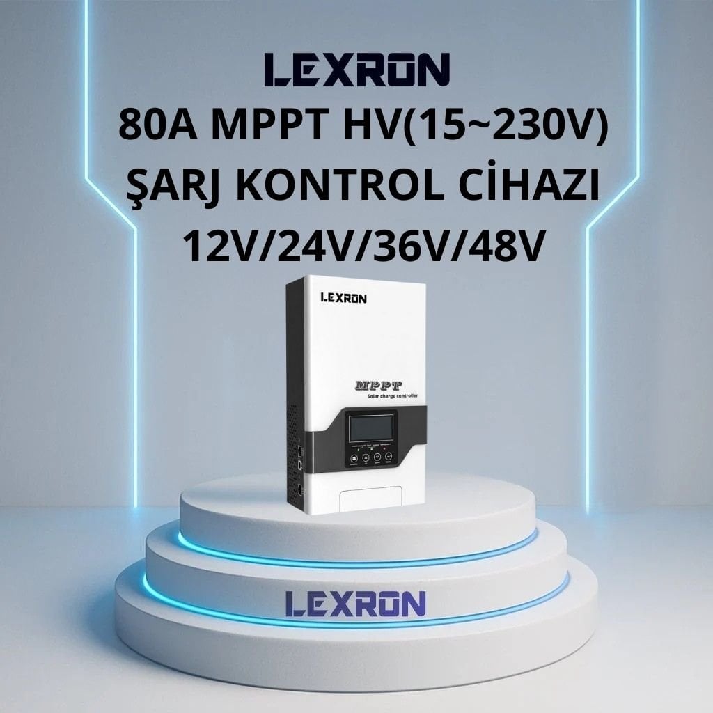 80a-mppt-hv 80A Hv(15~230v) Mppt Şarj Kontrol Cihazı - Görsel 1
