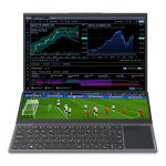 QUADRO Diamond Duo Dual 16"+14"Touch i7-10850H 16GB 512SSD FDOS - Görsel 2