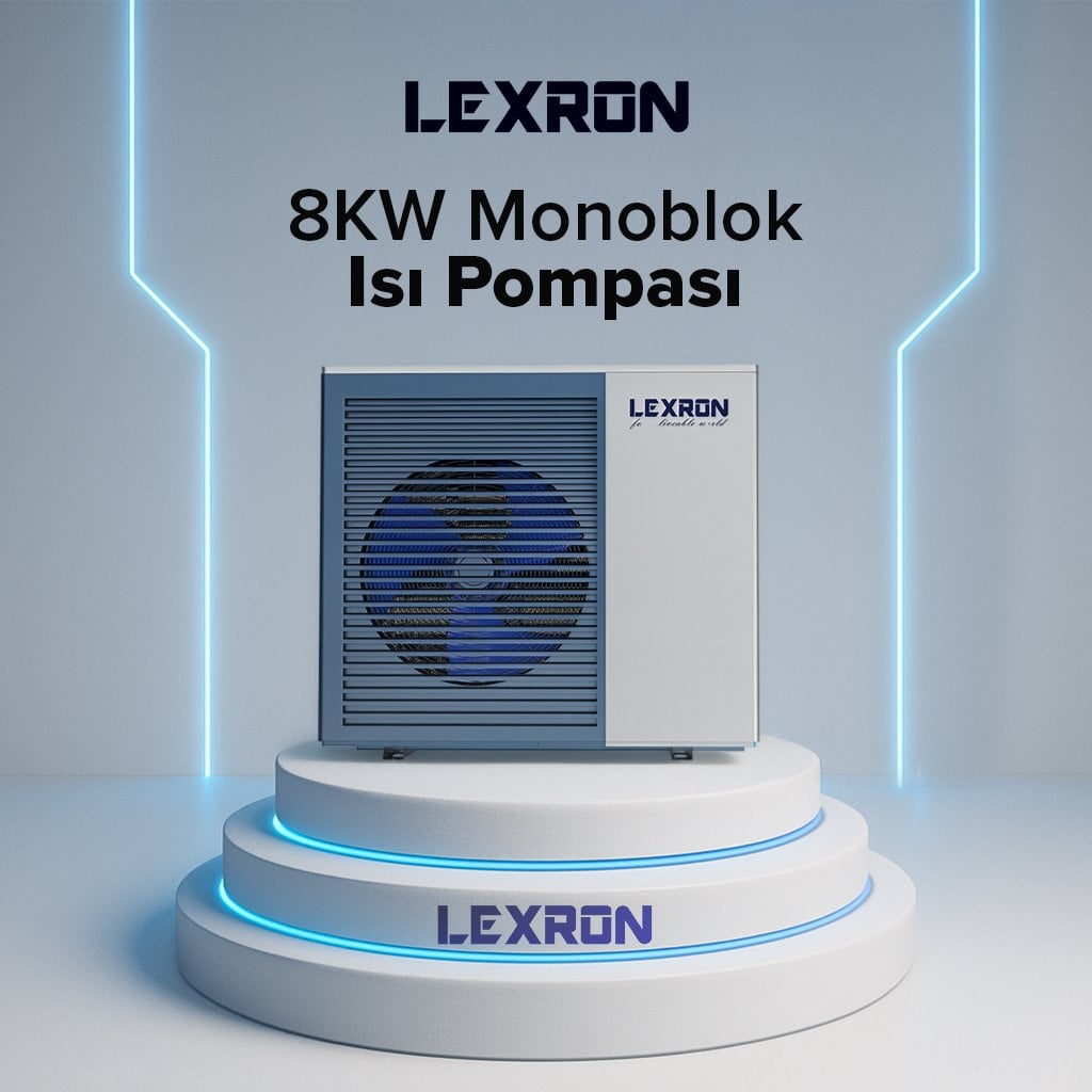 8kw-monoblok-isi-pompasi Lexron 8Kw Monoblok Isı Pompası - Görsel 1