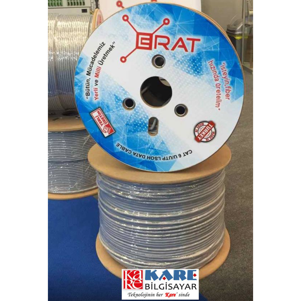 93JFM9vrY6tuqE4SwDvksSHZRJaM3HiDVUd8Ogbj ERAT CAT6 U/UTP LSOH GRI 24 AWG 500m Makara 4x2x24# - Görsel 1