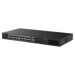 RUIJIE REYEE RG-ES228GS-LP 24GE Port 250W Poe,2GE SFP,2GE RJ-45  Uplink Yön - Görsel 3