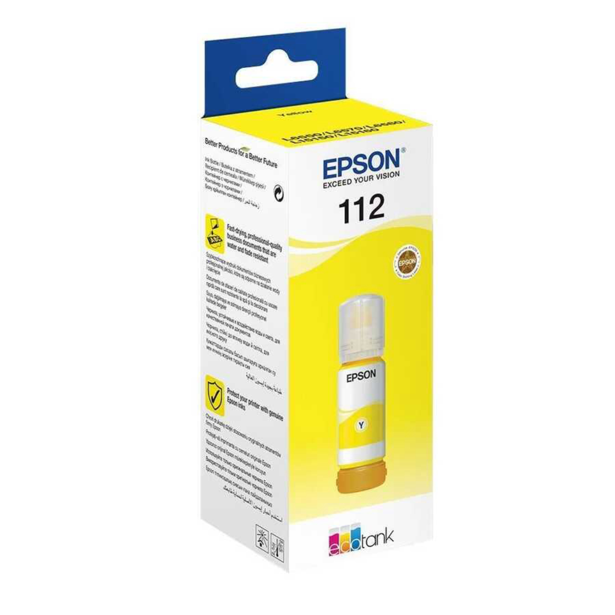 DcLOlFxyNjcB4fk0sh315meLvq7OiyH1HVoYAWxN EPSON T06C44 (112) EcoTank Yellow Sarı Şişe Mürekkep 70 ml - Görsel 1