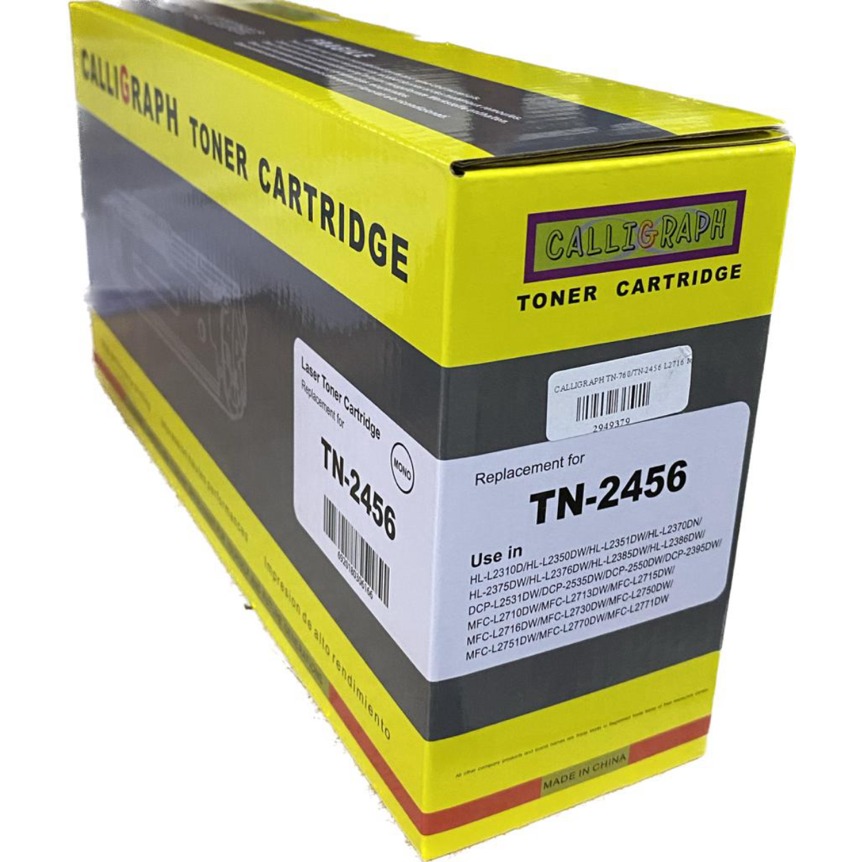 EDkcxtFe1EALlG4yLenRMiwtTbOlcyltgQAx4gql CALLIGRAPH TN-2456 / TN-2550 MUADİL TONER 3.000 Sayfa - Görsel 1