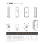 AGER Server Serisi 26U W=600mm D=1000mm 19'' Dikili Tip Kabinet - Görsel 4