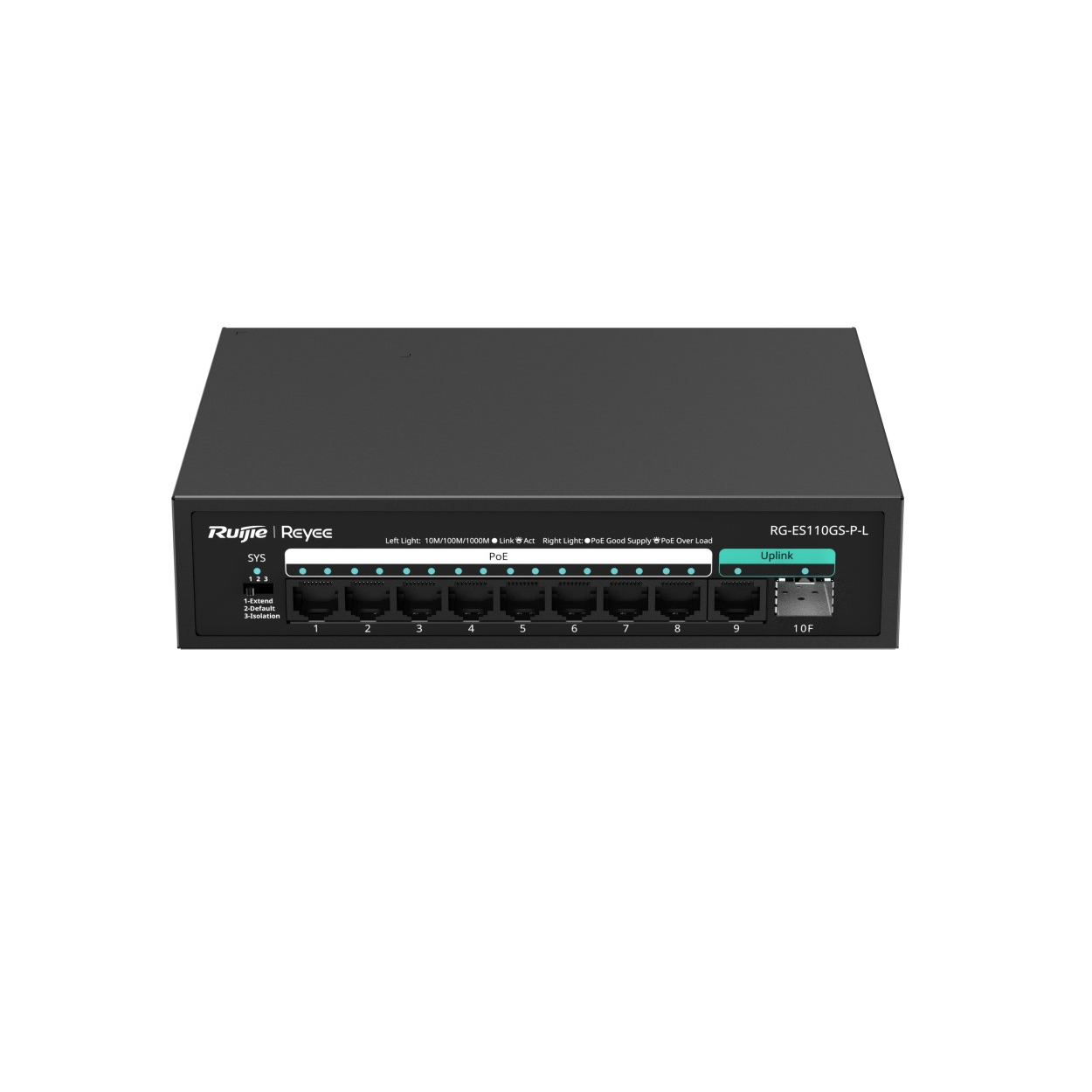 JylheUAr8OambGOKlOSIQN2UyFcLsBiZ5vlS59PP RUIJIE REYEE RG-ES110GS-P-L 8GE 120W Poe+, 1GE x SFP, 1GE x RJ45 Uplink - Görsel 1