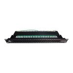 ERAT 50 Port Cat 3 ISDN Patch Panel Siyah Dolu