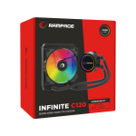 RAMPAGE INFINITE C120 SİYAH ARGB Intel LGA1700/AMD AM5 Uyumlu 120mm Sıvı Soğutma - Görsel 4