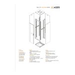 AGER Vega Base 42U W=800mm D=800mm 19''  Dikili Tip Kabinet - Görsel 2