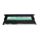 ERAT 50 Port Cat 3 ISDN Patch Panel Siyah Dolu - Görsel 2