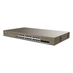 TENDA TEG5328XP-24-410W 24GE PoE Port (370W), 4x10G SFP+ L3 Yönetilebilir Switch - Görsel 3