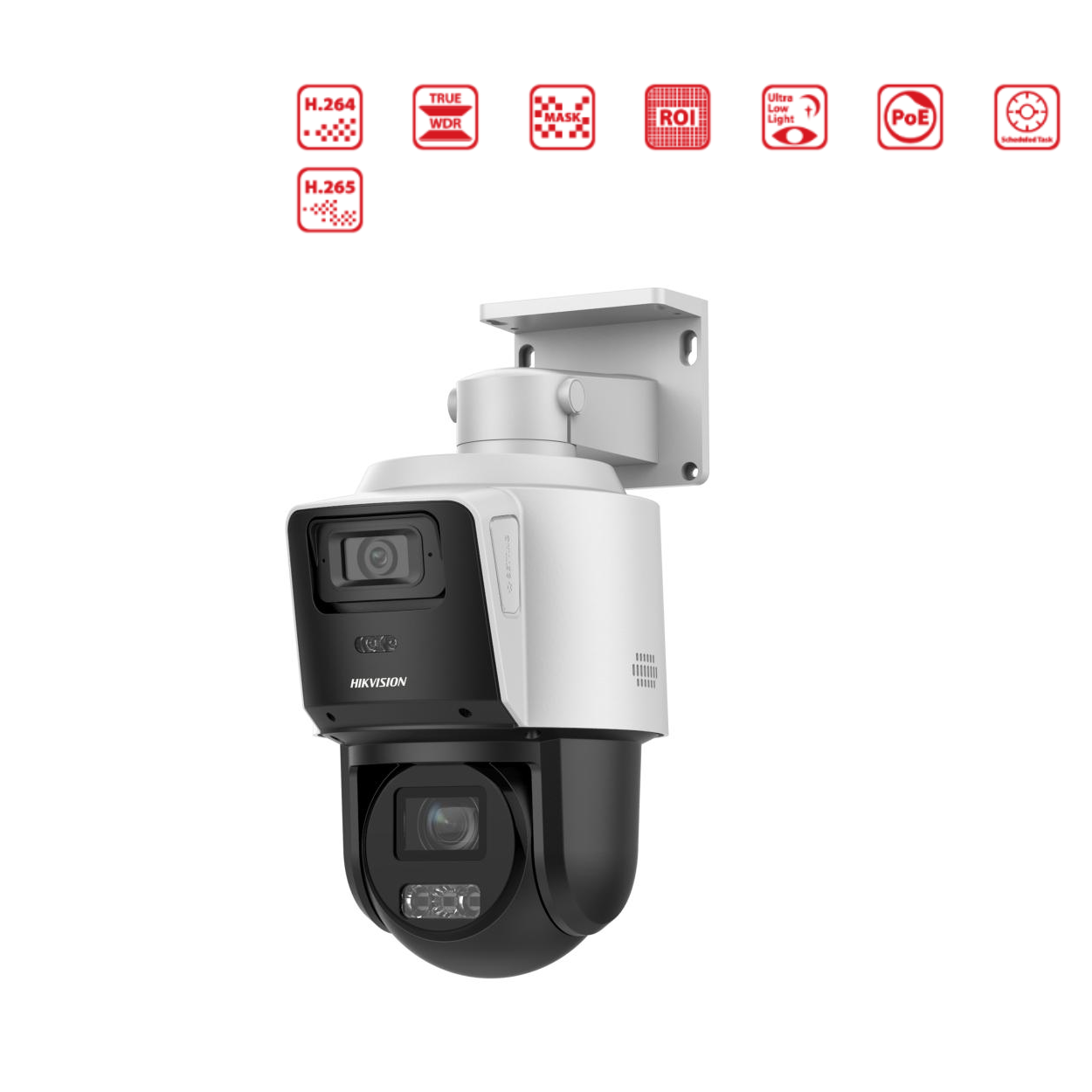 WcHTTiuighnxyxo6bWYDJ5V2grGrF1v67QuEzZQP HIKVISION 2MP+2MP 2.8~12mm Motorize WDR 4X Zoom TandemVu PTZ Kamera - Görsel 1