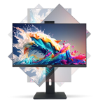 QUADRO EXPANSE AI 23.8" IPS i5-14400 8GB 500NVME SSD Pivot, Parmak izi  FDOS