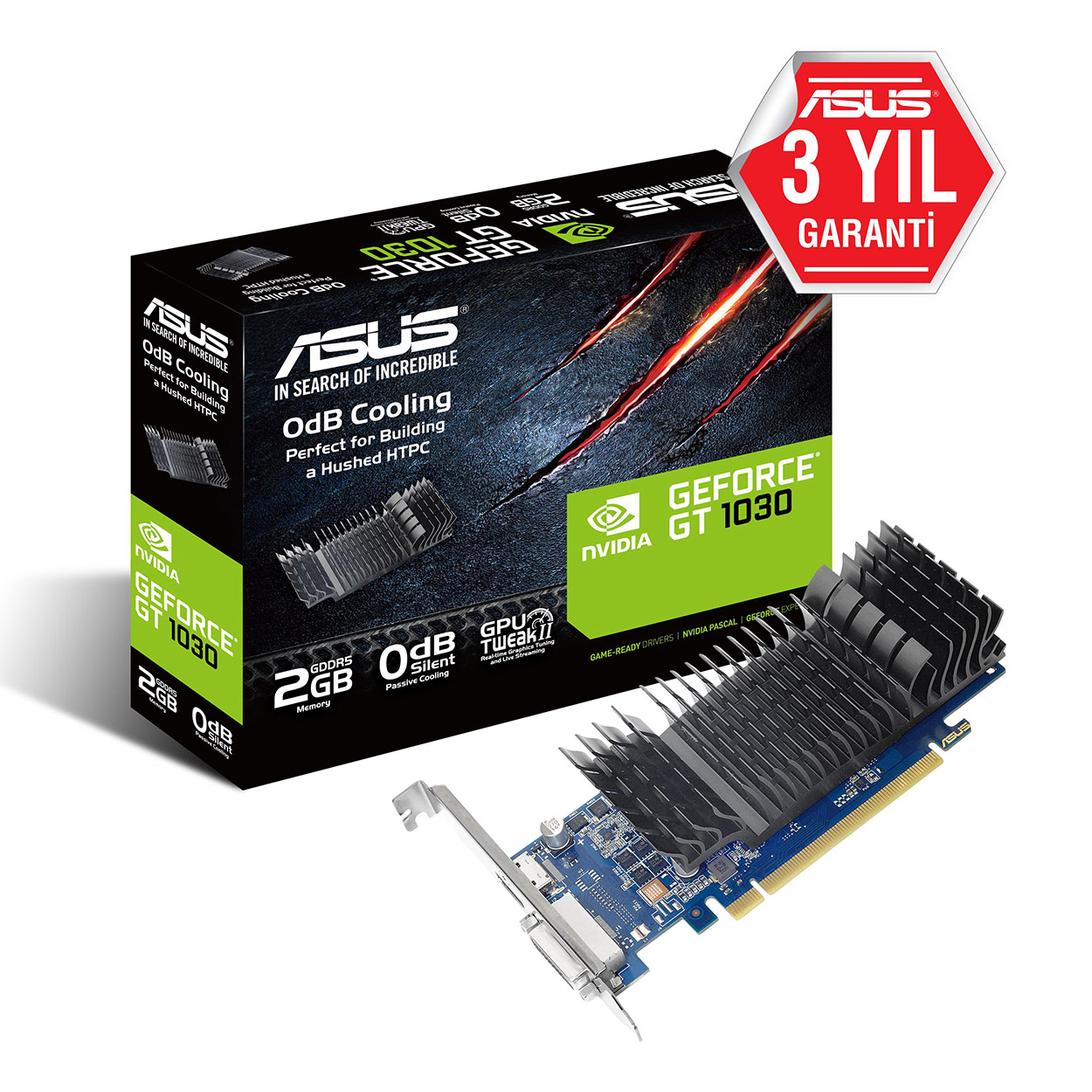 dWzOI2iMClcMlNkbokQLO9nMR9t8gD7XsPqjF1fO 2 GB ASUS GT1030-SL-2G-BRK GDDR5 64Bit DVI/HDMI PCi Ex 3.0 16x - Görsel 1